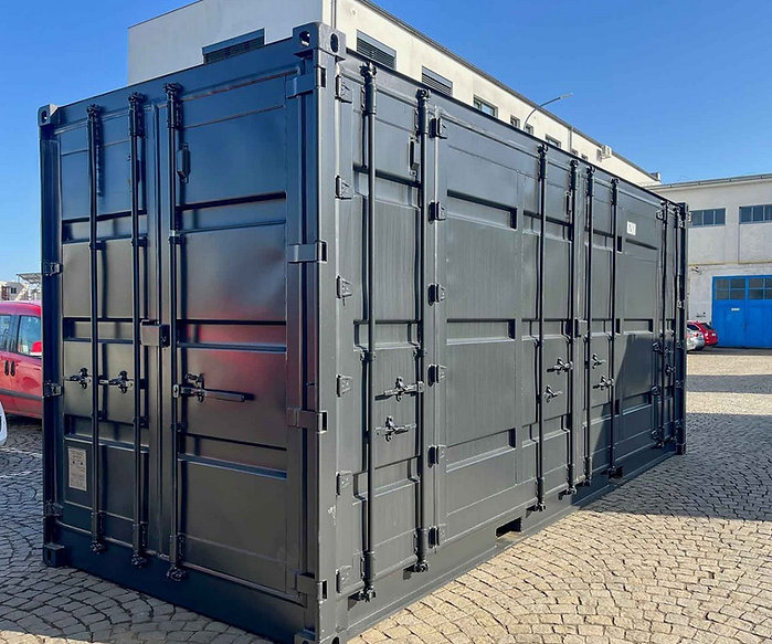 20′ High Cube Seecontainer mit Seitentür