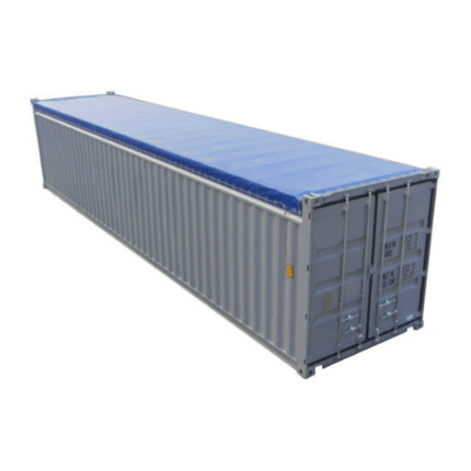 40 Fuß Dry Open Container – Schwerlast-Versandcontainer mit offener Oberseite, einfaches Beladen