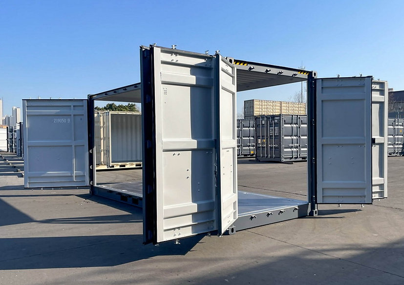 20 Fuß High Cube-Versandcontainer mit vollem seitlichen Zugang